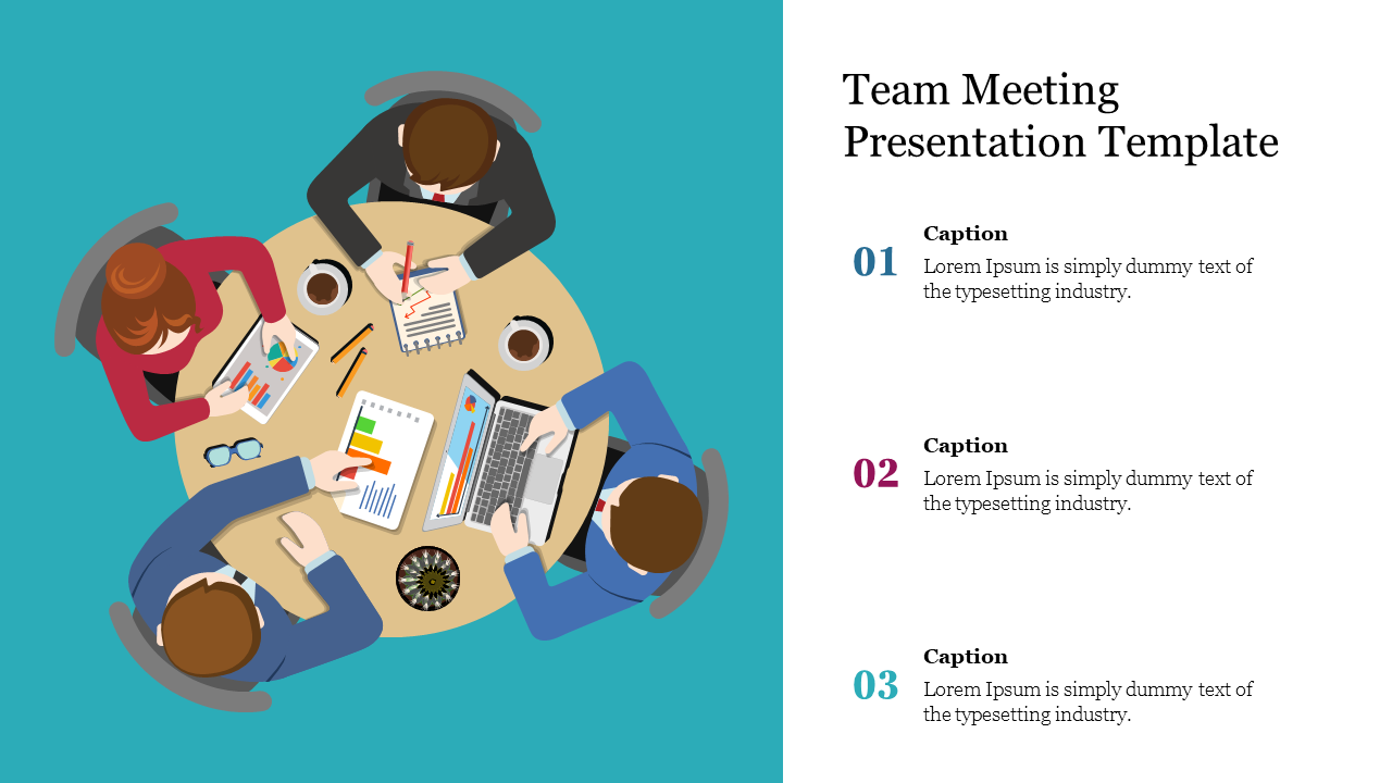 Team Meeting Presentation Template